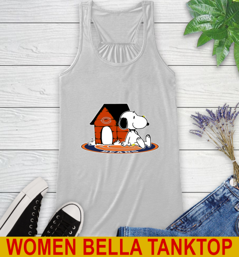 NFL Football Chicago Bears Snoopy The Peanuts Movie Shirt Racerback Tank