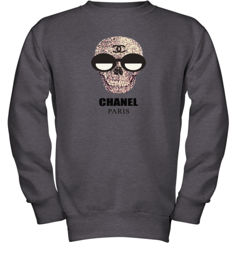 Chanel Fashion Skull Logo Youth Sweatshirt