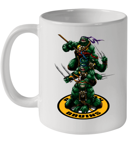 NHL Hockey Boston Bruins Teenage Mutant Ninja Turtles Shirt Ceramic Mug 11oz