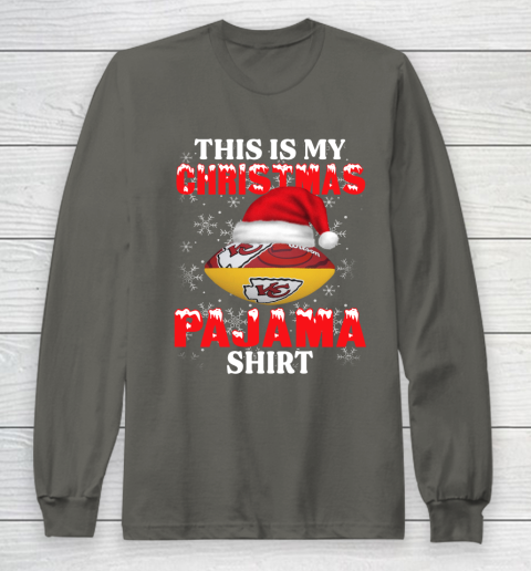 Kansas City Chiefs This Is My Christmas Pajama Shirt NFL Long Sleeve T-Shirt 5