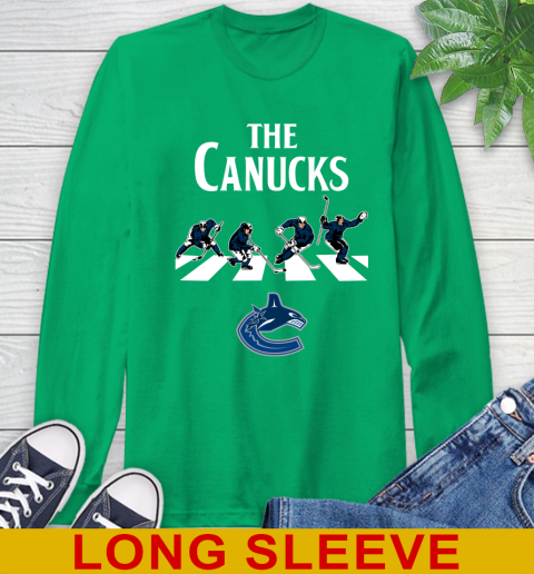 NHL Hockey Vancouver Canucks The Beatles Rock Band Shirt Long Sleeve T-Shirt 8