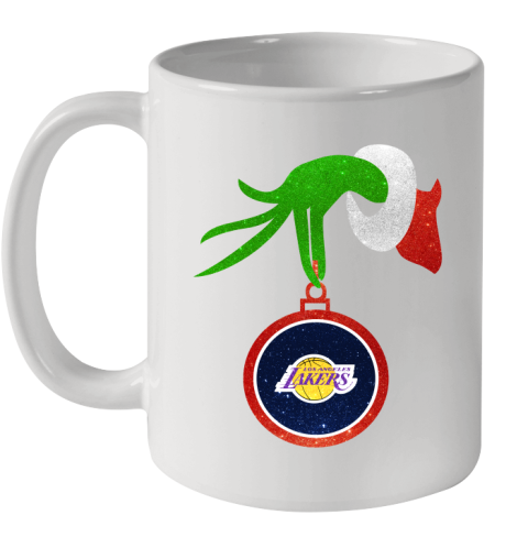 Los Angeles Lakers Grinch Merry Christmas NBA Basketball Ceramic Mug 11oz