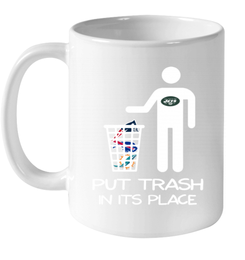 u7z1 new york jets put trash in its place ceramic mug 110 56 front white