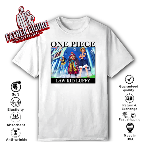Tom Brady One Piece Law Kid Luffy T-Shirt