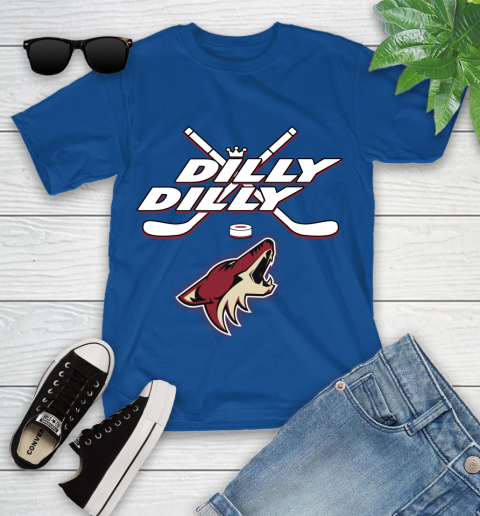 NHL Arizona Coyotes Dilly Dilly Hockey Sports Youth T-Shirt 9