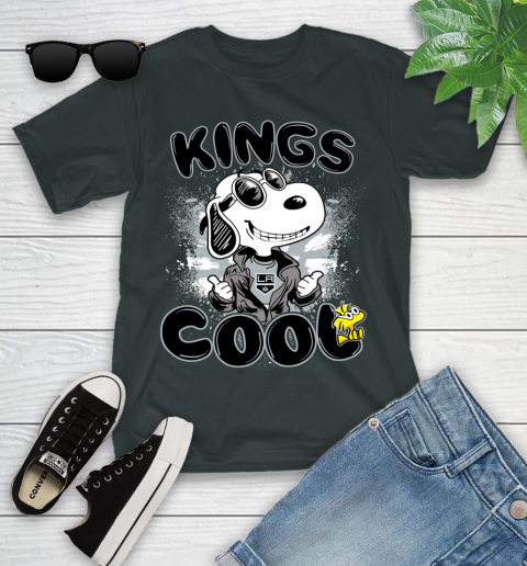 NHL Hockey Los Angeles Kings Cool Snoopy Shirt Youth T-Shirt 5