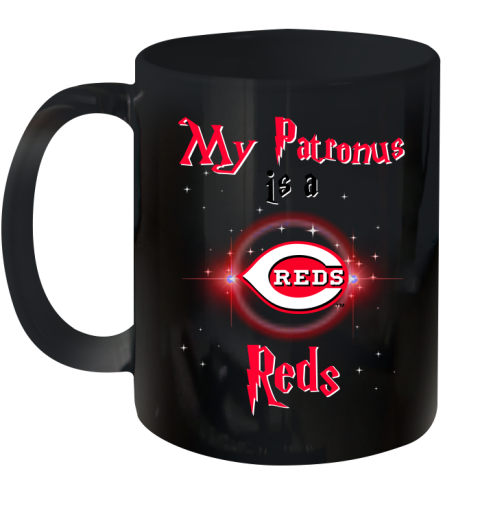 MLB Baseball Harry Potter My Patronus Is A Cincinnati Reds Ceramic Mug 11oz