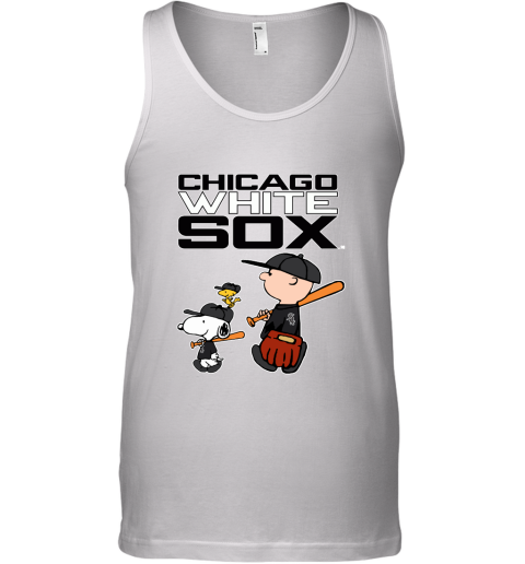 Chicago White Sox Let's Play Baseball Together Snoopy MLB Tank Top