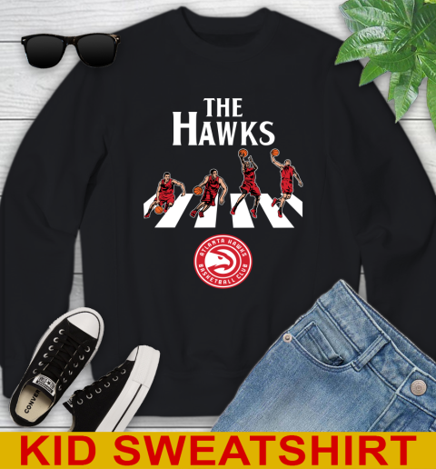 NBA Basketball Atlanta Hawks The Beatles Rock Band Shirt Youth Sweatshirt