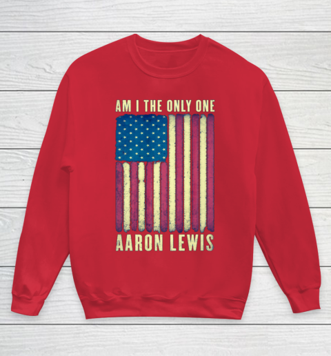 Aaron Lewis Am I The Only One America Flag Youth Sweatshirt 7