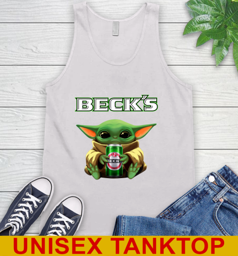 Star Wars Baby Yoda Hugs Beck's Beer Shirt 70