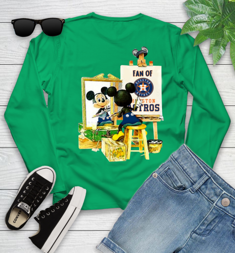 MLB Baseball Houston Astros Mickey Drawing Shirt 118