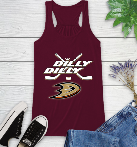 NHL Anaheim Ducks Dilly Dilly Hockey Sports Racerback Tank 3