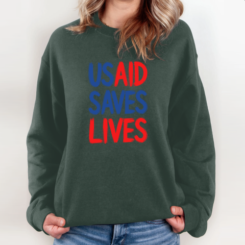 zrxm usaid saves lives sweatshirt 35 front forest