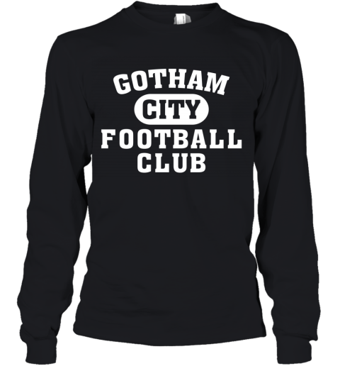 NEW YORK JETS GOTHAM CITY azyv new york jets gotham city youth long sleeve 50 front black