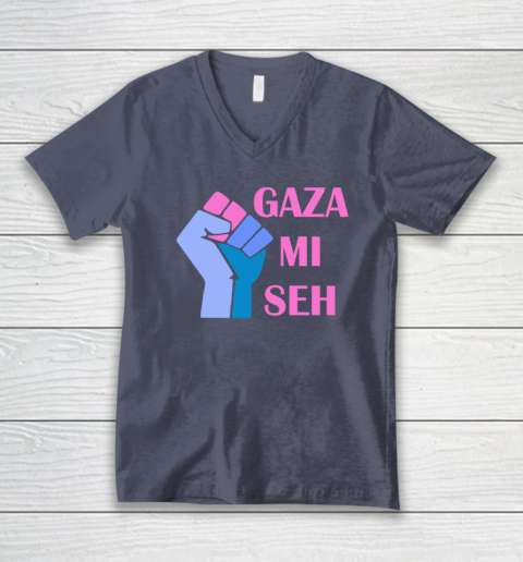 Gaza Mi Seh Palestine V-Neck T-Shirt 6