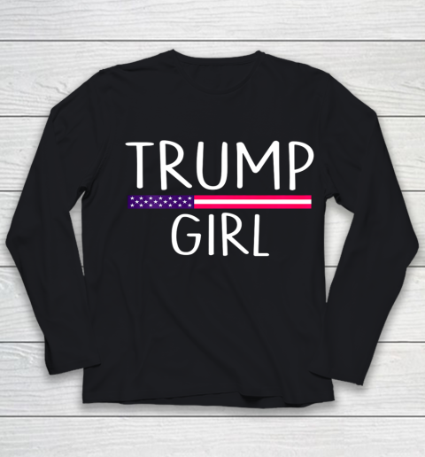 Trump Girl Tshirt Donald Trump Girl Youth Long Sleeve