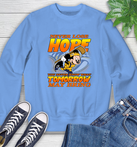 Nashville Predators NHL Hockey ootball Mickey Disney Never Lose Hope Sweatshirt 11