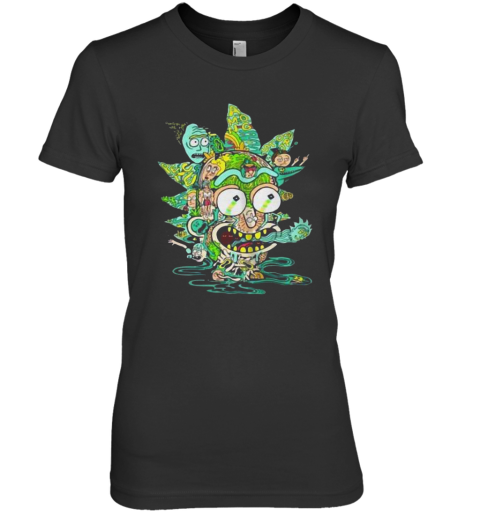 Among Worlds Rick And Morty Premium Women's T-Shirt