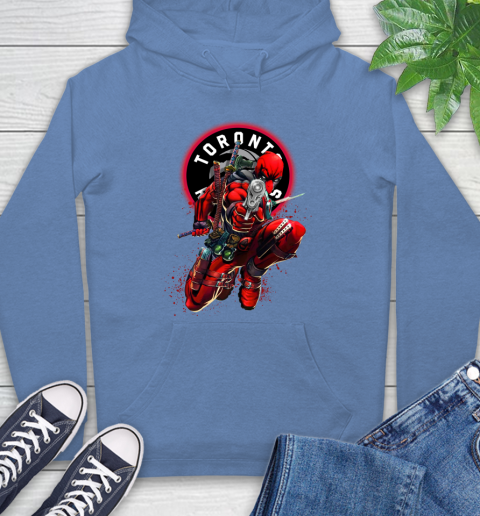 NBA Deadpool Marvel Comics Sports Basketball Toronto Raptors Hoodie 11