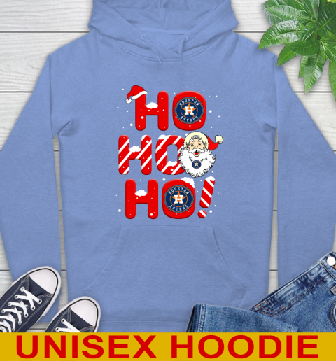 Houston Astros MLB Baseball Ho Ho Ho Santa Claus Merry Christmas Shirt Hoodie 11