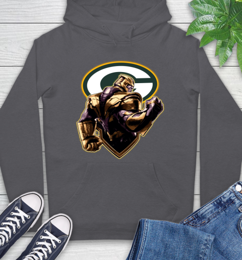 NFL Thanos Avengers Endgame Football Sports Green Bay Packers Hoodie 7