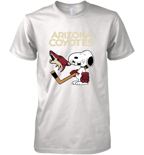 Arizona Coyotes Ice Hockey Broken Teeth Snoopy NHL Premium Men's T-Shirt