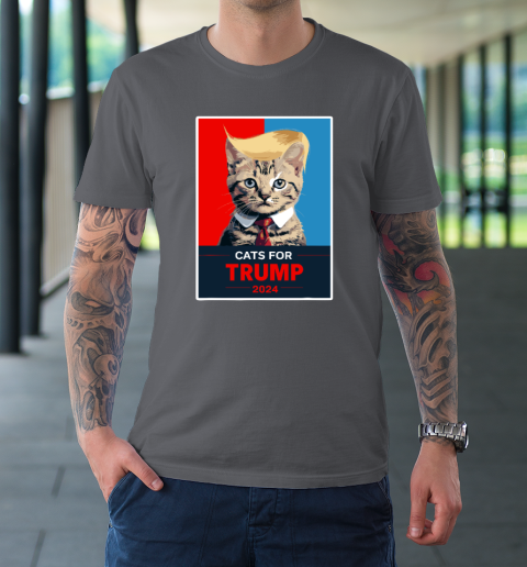 Cats For Trump 2024 Election T-Shirt 6
