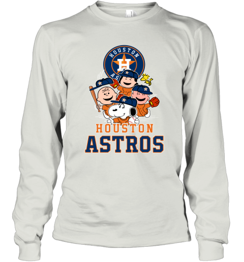 Official Peanuts Charlie Brown And Snoopy Playing Baseball Houston Astros  Shirt - Limotees