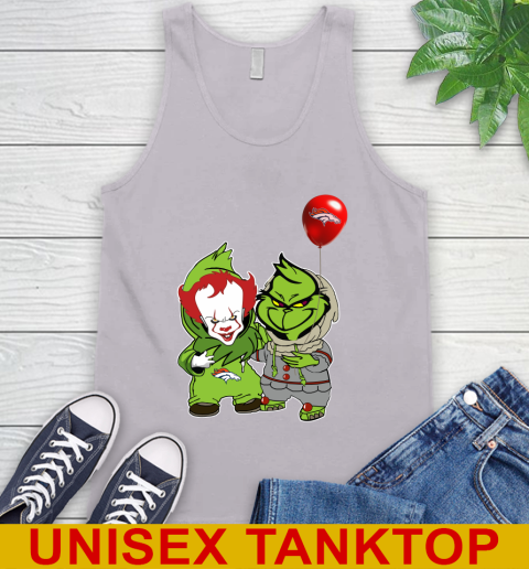 Denver Broncos Baby Pennywise Grinch Christmas NFL Football Tank Top 4