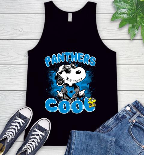 NFL Football Carolina Panthers Cool Snoopy Shirt Tank Top