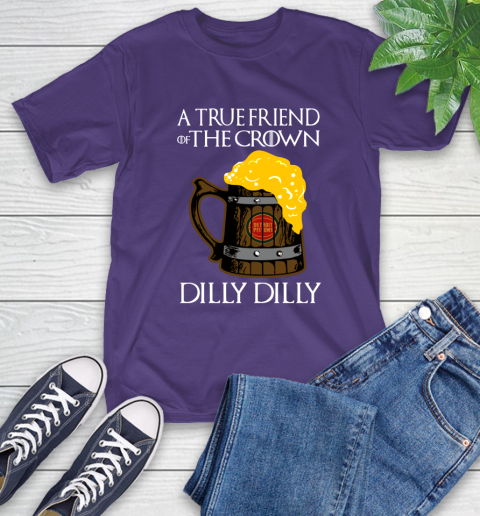 NBA Detroit Pistons A True Friend Of The Crown Game Of Thrones Beer Dilly Dilly Basketball T-Shirt 5