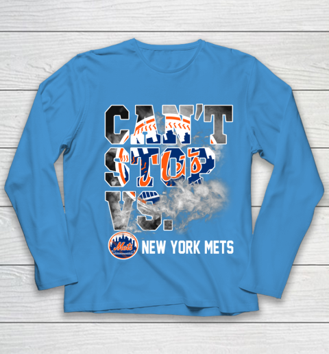 MLB New York Mets Baseball Can't Stop Vs Mets Youth Long Sleeve 5