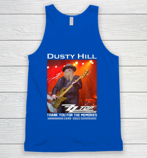 Dusty Hill Thank You For Memories Tank Top 4
