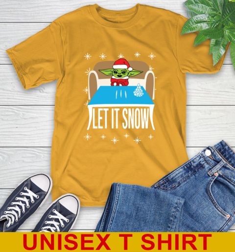 Christmas Baby Yoda And Cocaine Let It Snow Star Wars Shirts 2