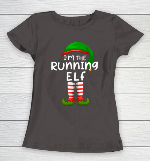 I m The Running Elf Funny Elf Family Matching Christmas Women's T-Shirt 7