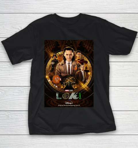 Miss Minutes Marvel Loki Poster Youth T-Shirt