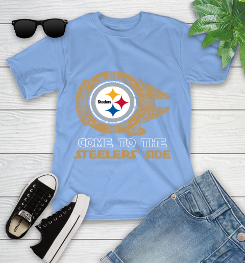 NFL Come To The Pittsburgh Steelers Wars Football Sports Youth T-Shirt 15