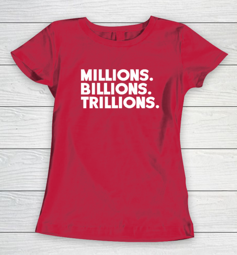 Millions Billions Trillions Women's T-Shirt 8 Millions Billions Trillions Women's T-Shirt - Image 8