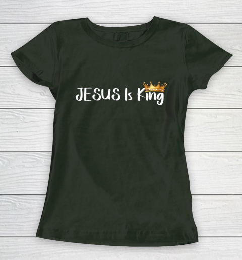 Jesus Is King Shirt Religious Christian Women's T-Shirt 4