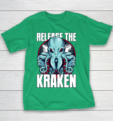 Release the Kraken Youth T-Shirt 3