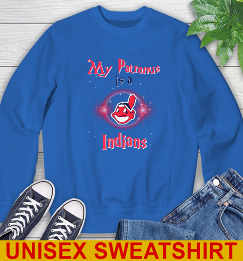 MLB Baseball Harry Potter My Patronus Is A Cleveland Indians Sweatshirt 11