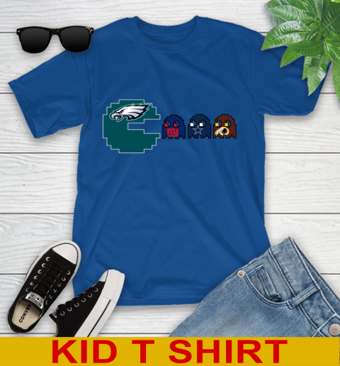 Philadelphia Eagles NFL Football Pac Man Champion Youth T-Shirt 9