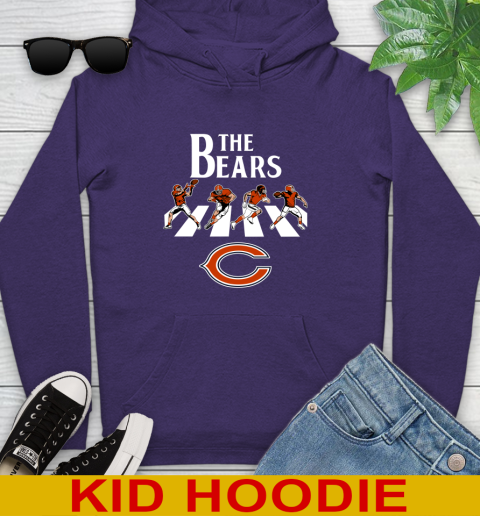 NFL Football Chicago Bears The Beatles Rock Band Shirt Youth Hoodie 5