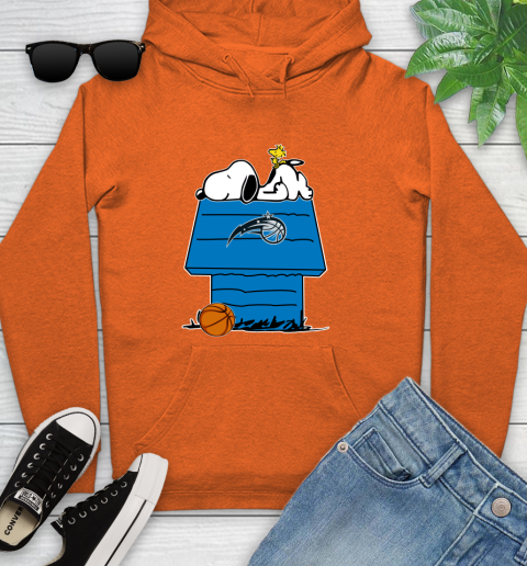 Orlando Magic NBA Basketball Snoopy Woodstock The Peanuts Movie Youth Hoodie 5