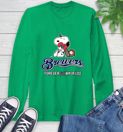 MLB The Peanuts Movie Snoopy Forever Win Or Lose Baseball Milwaukee Brewers 64