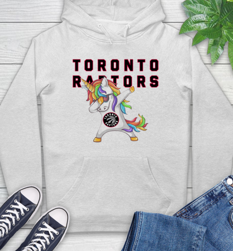 Toronto Raptors NBA Basketball Funny Unicorn Dabbing Sports Hoodie