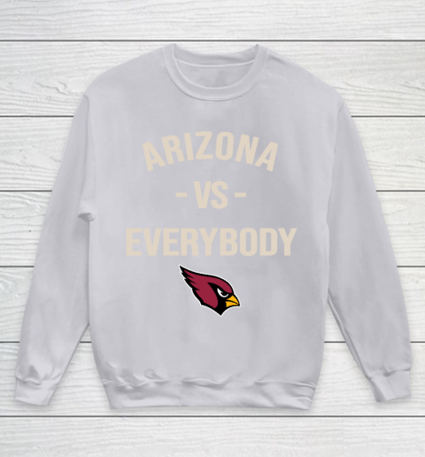 Arizona Cardinals Vs Everybody Youth Sweatshirt 3
