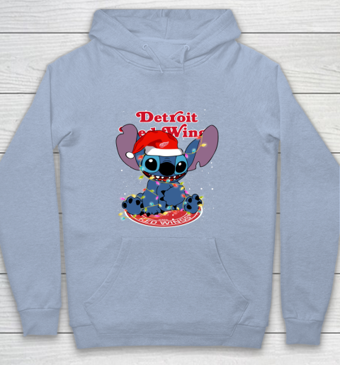 Detroit Red Wings NHL Hockey noel stitch Christmas Youth Hoodie 6 Detroit Red Wings NHL Hockey noel stitch Christmas Youth Hoodie - Image 6