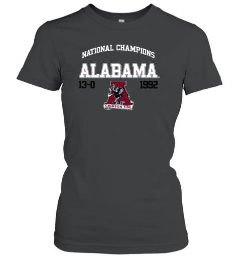 13-0 Alabama Crimson Tide 1992 National Champions Women's T-Shirt